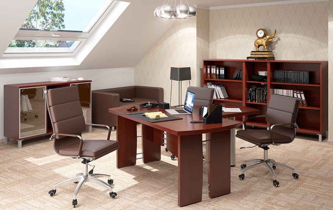 modern extra long office desk furniture to create a home office